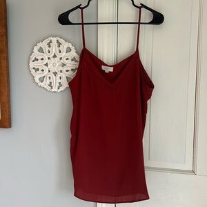Loft Polyester Tank XL NWOT